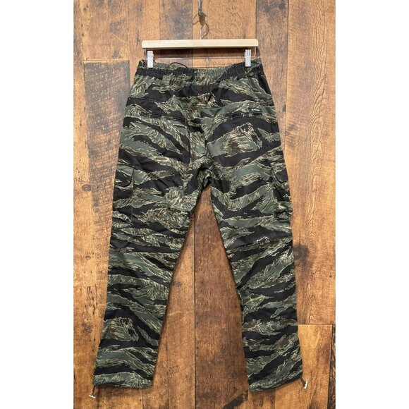 Hyper Denim Men’s Camo Cargo Pants Green Black XL EUC - Picture 3 of 7